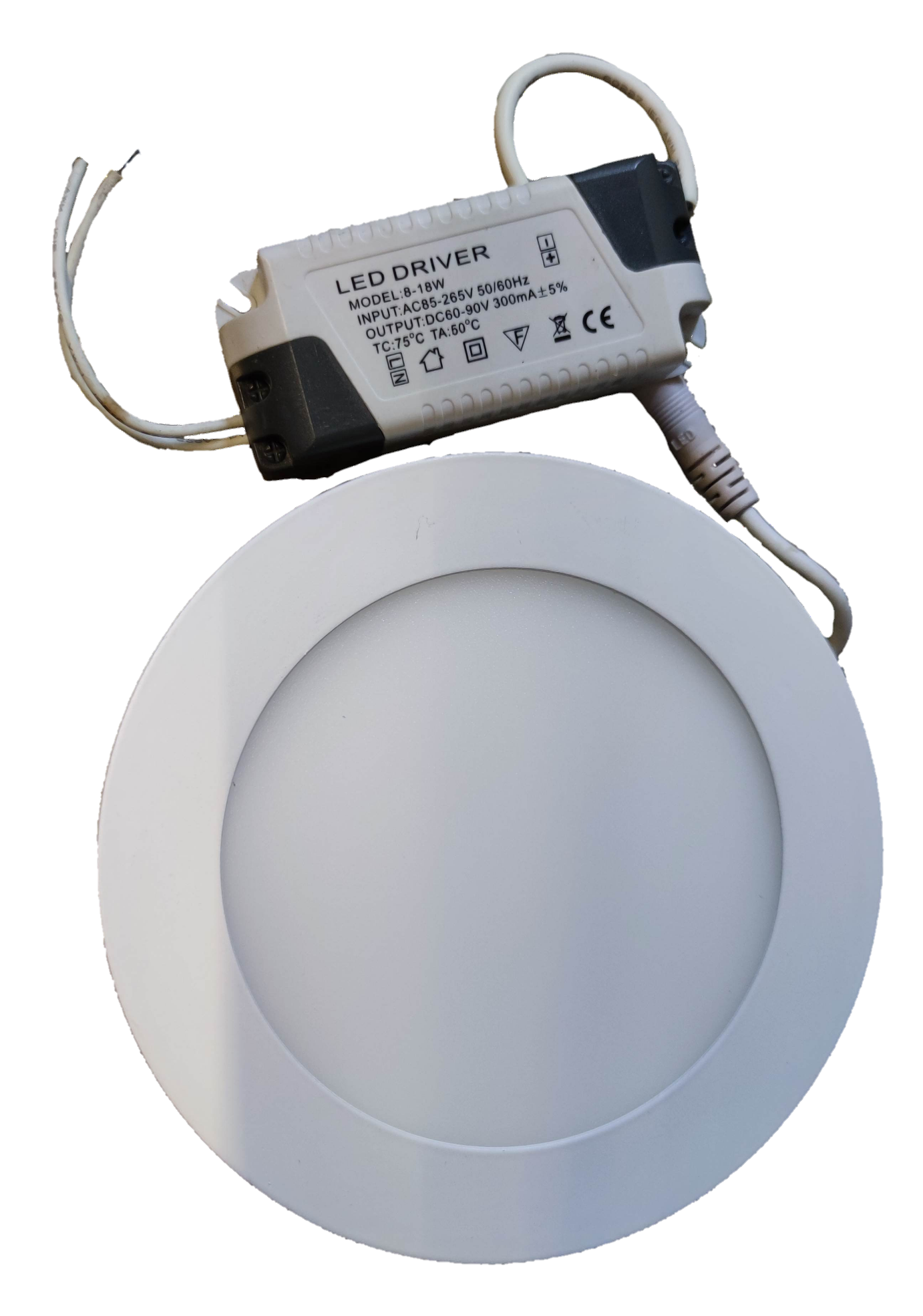 OES 9W LED downlight slim daylight 6500K 220V with integrated LED driver for bright lighting