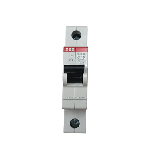 ABB 10A 1 Pole Miniature Circuit Breaker MCB 6KAIC 220V SH201-C10