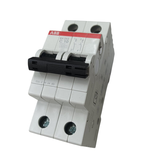 ABB 16A 2 Pole Miniature Circuit Breaker MCB 6KAIC 220V SH202-C16