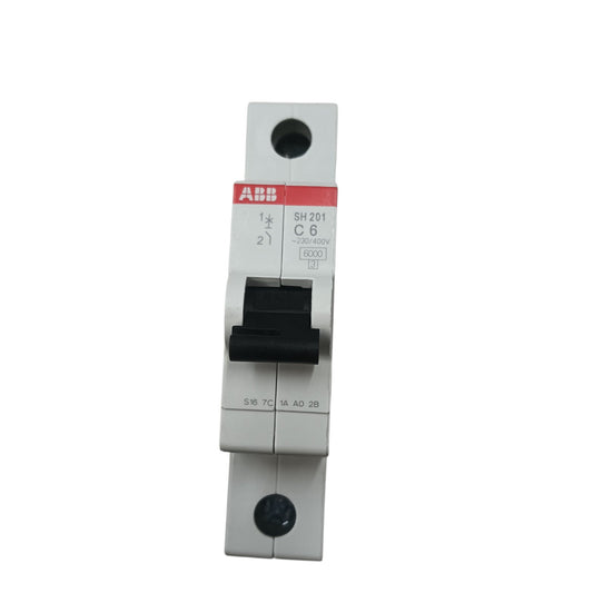 ABB 6A 1 Pole Miniature Circuit Breaker MCB 6KAIC 220V SH201-C6