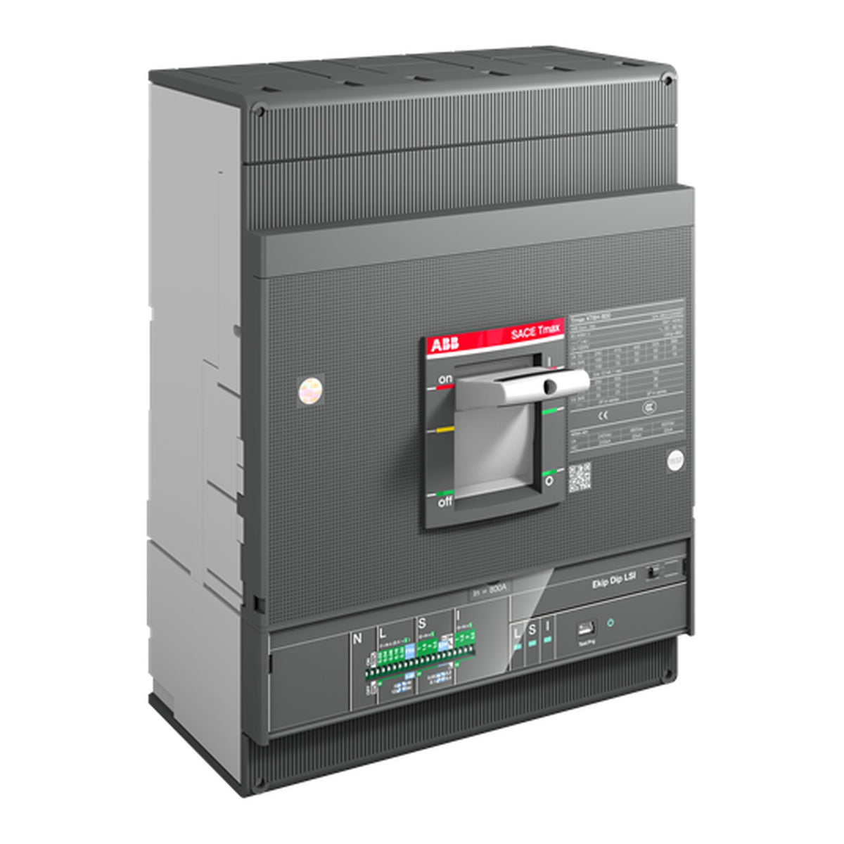 ABB SACE TMAX XT6 3 Pole MCCB front view