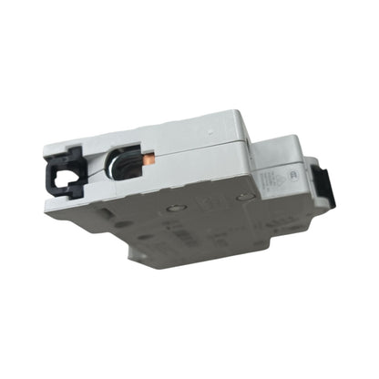 A gray electrical component or module with black plastic connectors and a small copper terminal, shown on a plain white background.