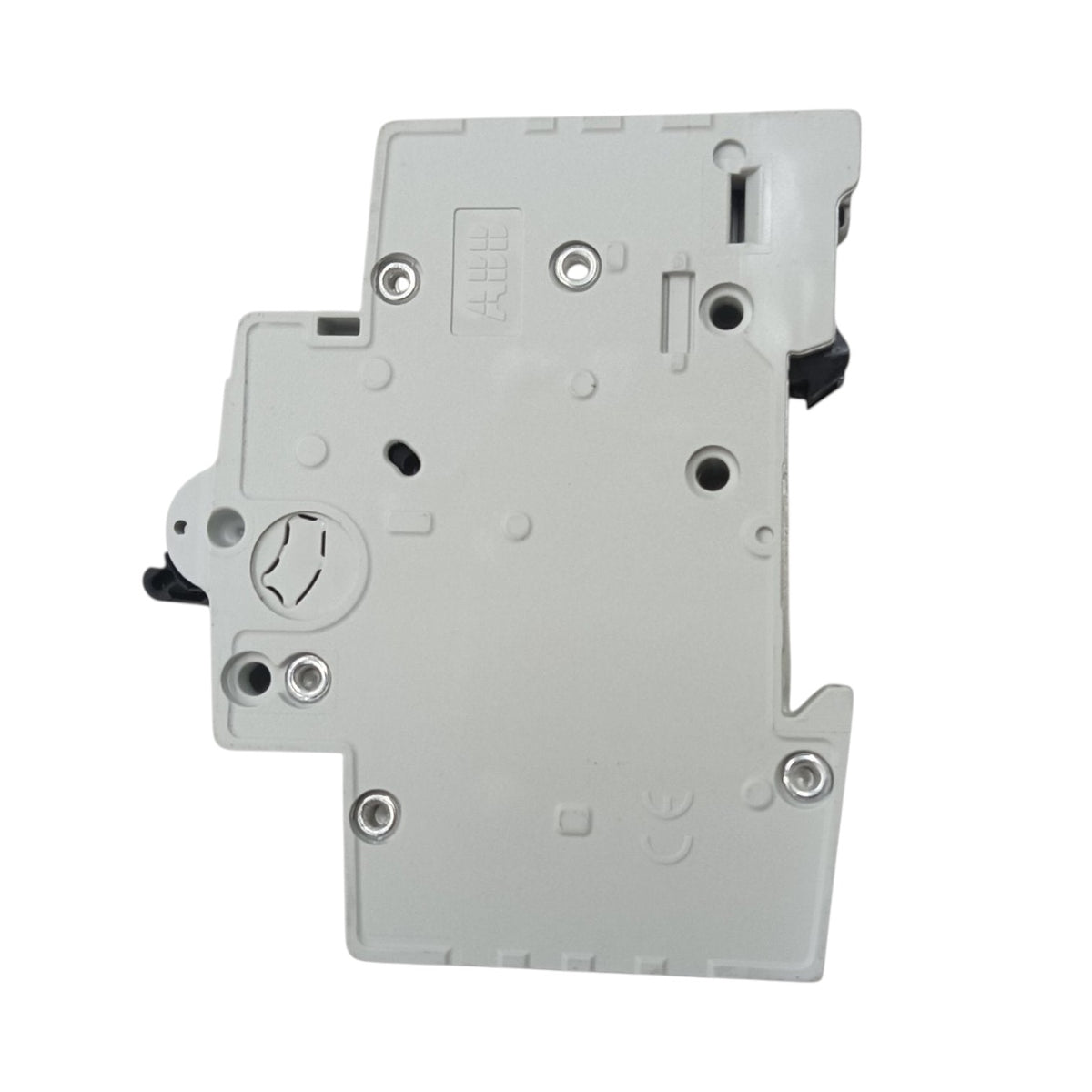 A light gray plastic electronic module or switch component with multiple screw terminals and mounting holes, shown on a plain white background.