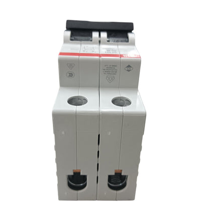 ABB MCB Miniature Circuit Breaker  6A 2  Pole 6 Kaic 220v SH202-C6