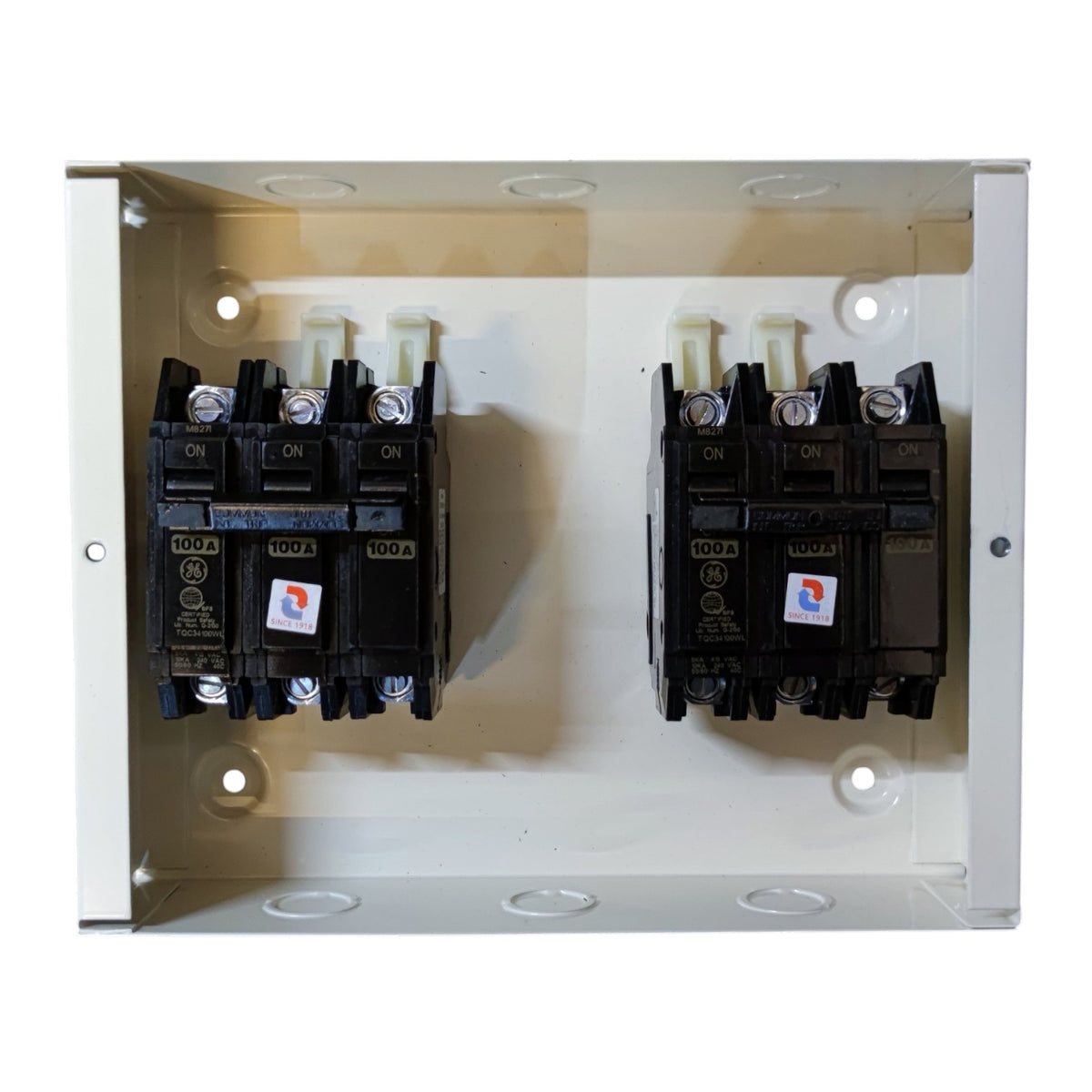 ABB MTS 100A 3P Manual Transfer Switch GE TQC Breaker