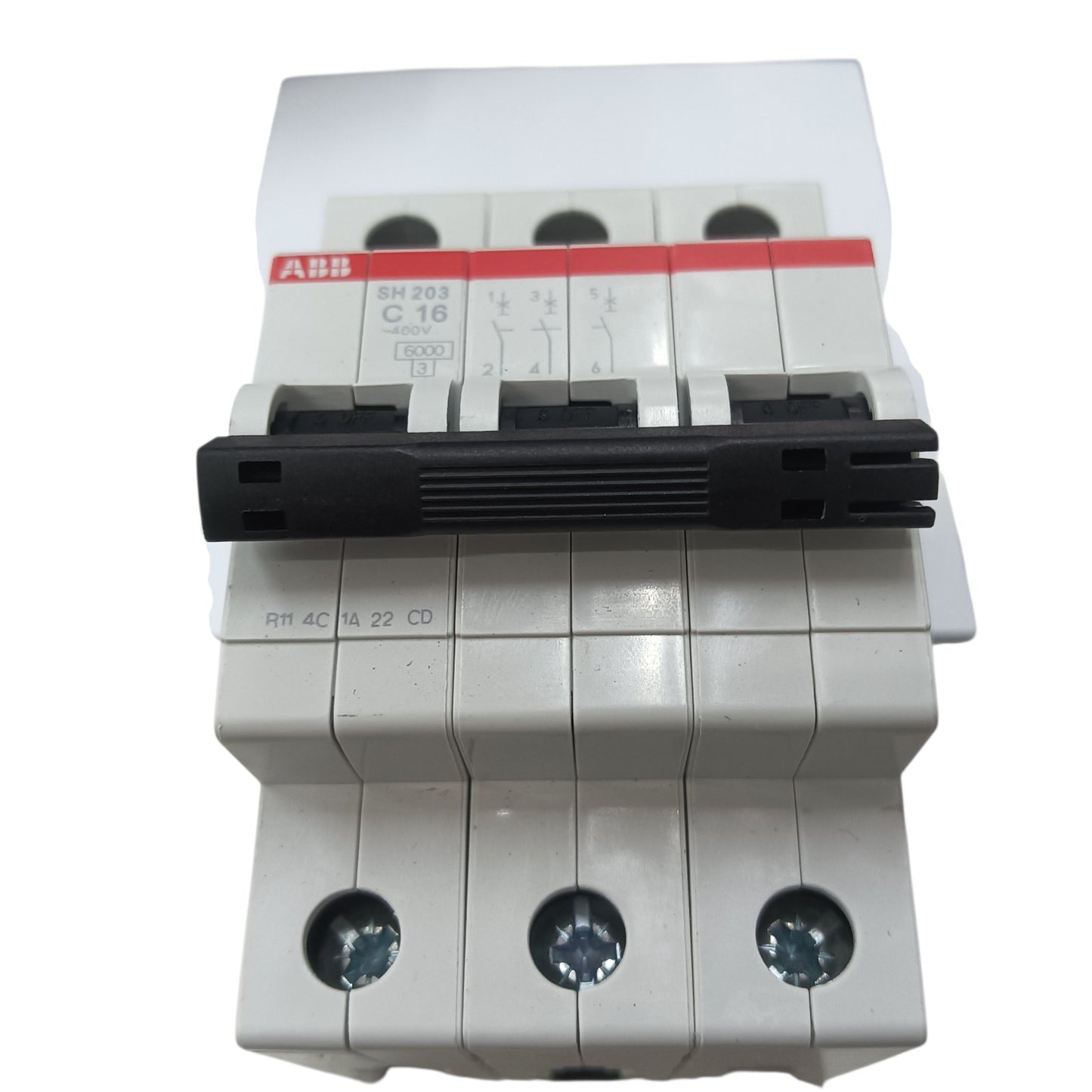ABB Miniature Circuit Breaker 16A 3 Pole  MCB 6 Kaic 400V SH203-C16