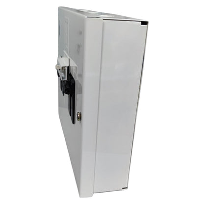 GE and Koten 2 pole single phase transfer switch with a durable white housing for electrical circuit applications