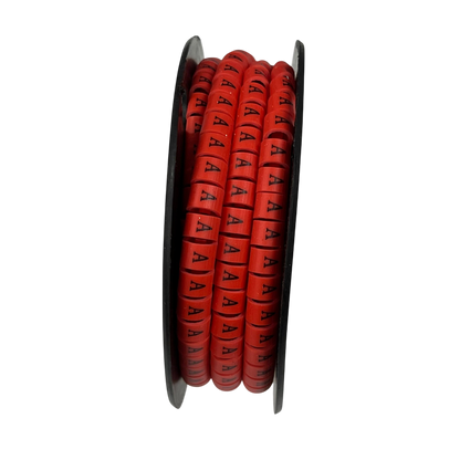 Grippes (A) Cable Marker Red 5.0mm to 7.2mm 350pcs