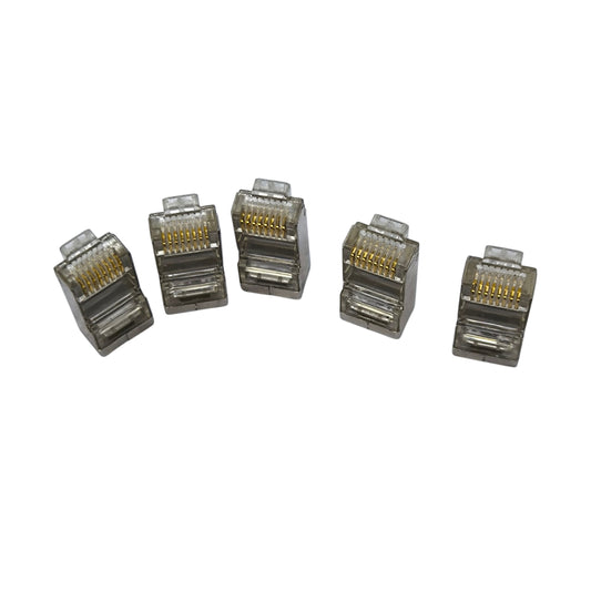 AMP CAT 5e Shielded RJ45 Connector CAT5e RJ45 Connector Metal, 100 Pcs per Order