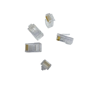 AMP CAT 6E UTP Plug Connector CAT 6 Plastic RJ45 Plug 5 Pcs per Order