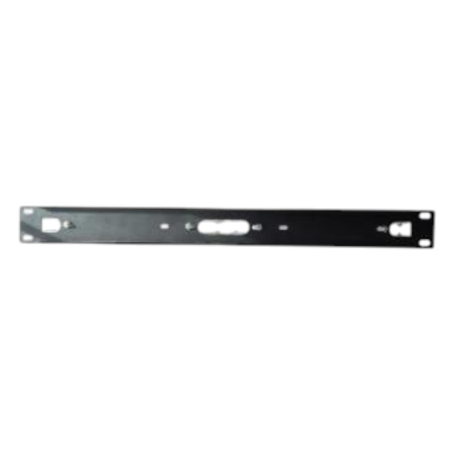 Black metal bracket on a white background AMP 50 Pairs Terminal Block for Telecom 110 Style IDC Electx Electrical Supply