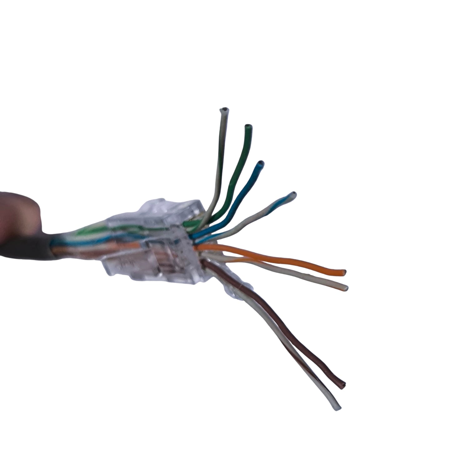 AMP CAT5E RJ45 Connector Pass Through Type (5PCS) Per Order