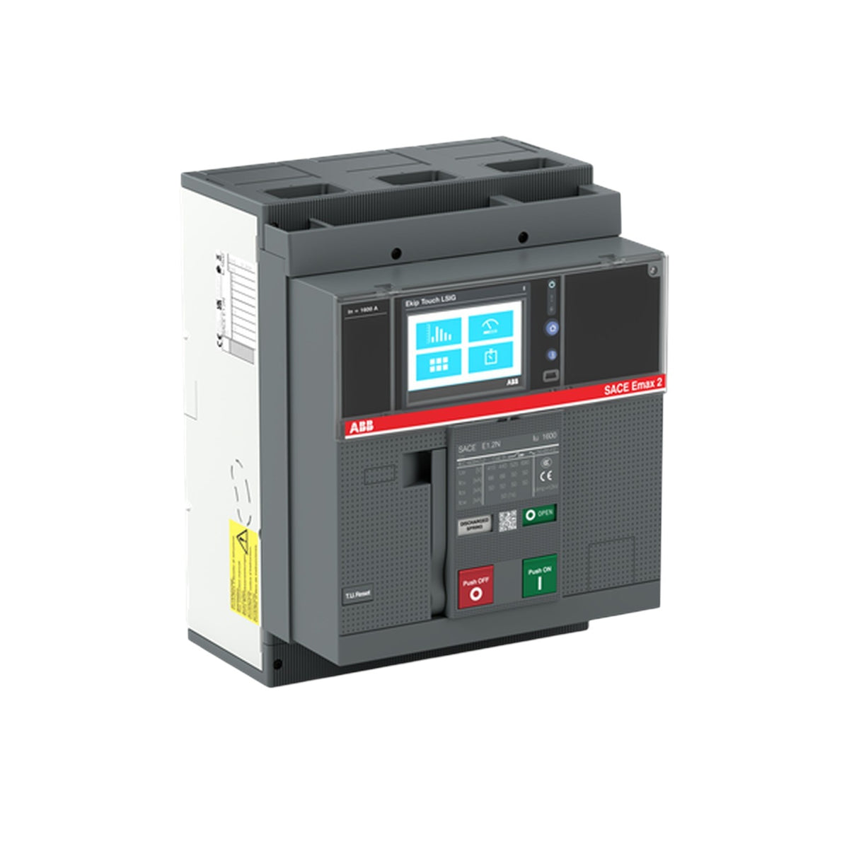 ABB SACE EMAX 2 2500A 3P Air Circuit Breaker Industrial Fixed Type 50KAIC 690V EKIP Touch LSIG IEC 60947-2 SACE EMAX 2 E2.2N2500A3P