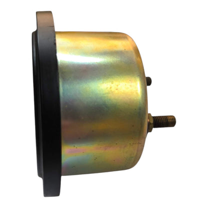 A cylindrical metal automotive component with a flange on one side and a threaded bolt on the other, shown against a plain white background.