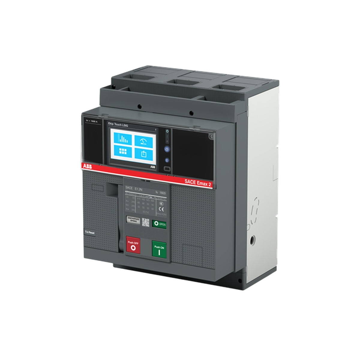 ABB SACE EMAX 2 2500A 3P Air Circuit Breaker Industrial Fixed Type 50KAIC 690V EKIP Touch LSIG IEC 60947-2 SACE EMAX 2 E2.2N2500A3P