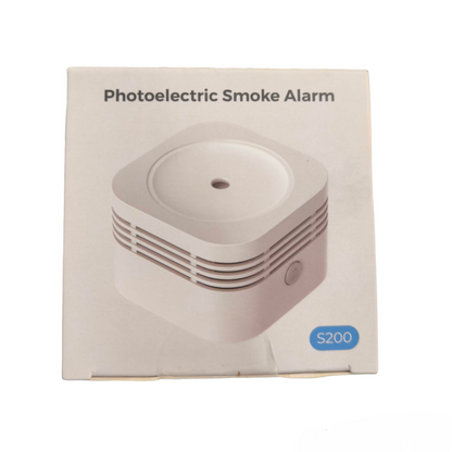 Aegislink Photo Electric Smoke Alarm Square Design with Battery Non Replaceable