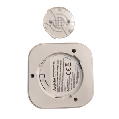 Aegislink Photo Electric Smoke Alarm Square Design with Battery Non Replaceable S200 Electx Electrical Supply