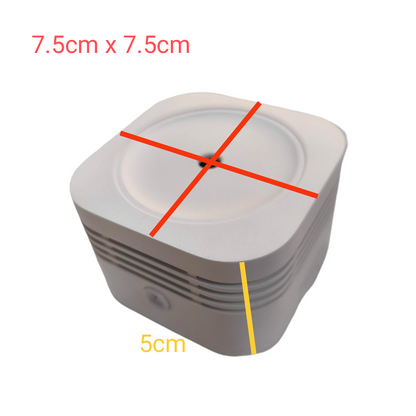 Aegislink Photo Electric Smoke Alarm Square Design with Battery Non Replaceable S200 Electx Electrical Supply 5
