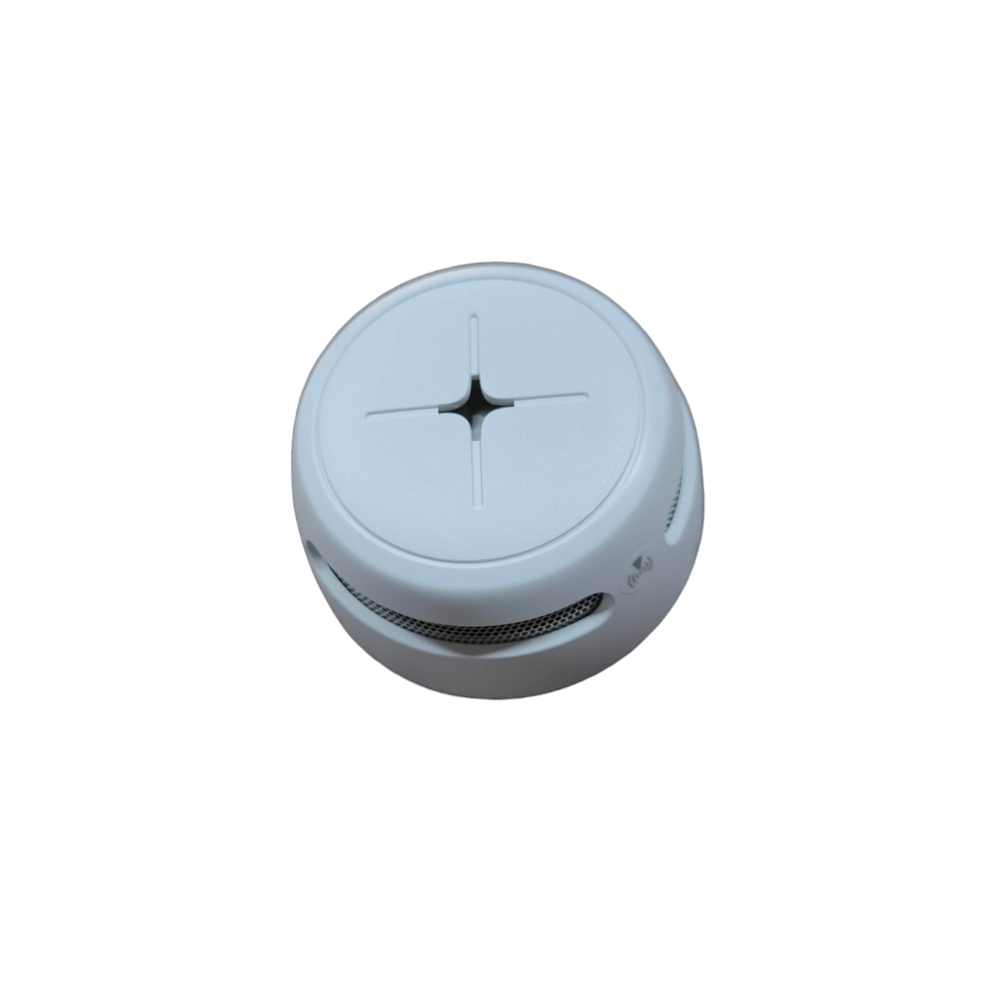 Aegislink wireless interlinked smoke alarm in white for advanced fire detection and safety