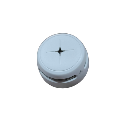 Aegislink wireless interlinked smoke alarm in white for advanced fire detection and safety