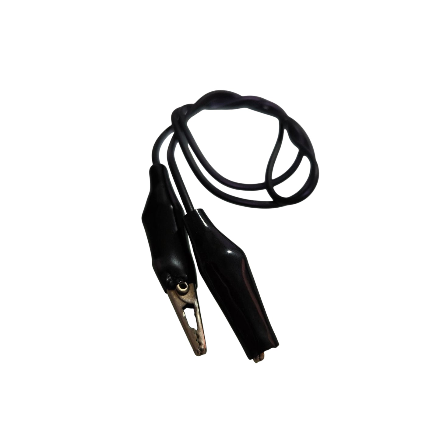Alligator Clip with 0.25mm AWG 26 Wire 0.5Meter Available in Black and White
