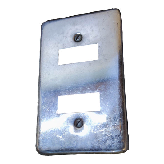 Amco 2 Gang Metal Plate Cover for Classic Type Wiring Devices 2GANGMAMCO I Electx Electrical Supply