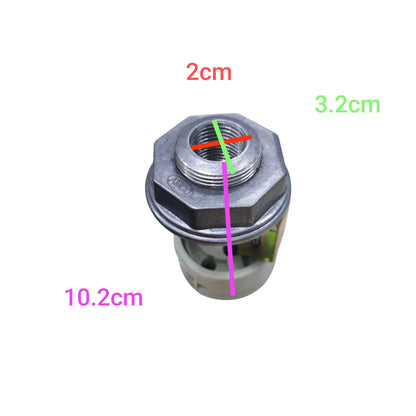 Amco E27 light socket long conduit with measurements 10.2cm by 3.2cm for lighting installations