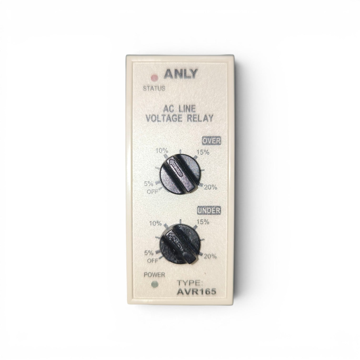 ANLY AC line voltage relay on a white background