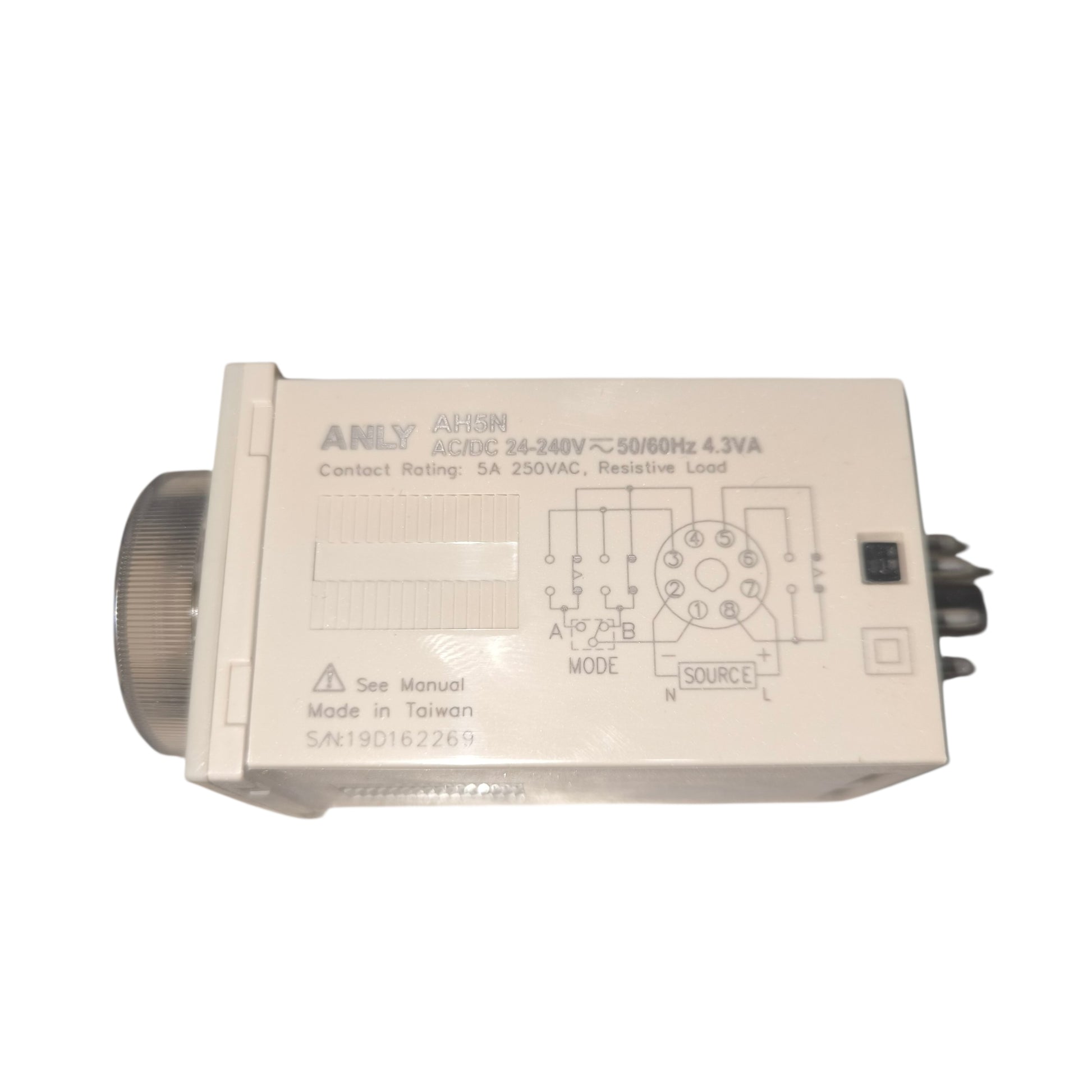 Electrical control module with AMY branding on a white background