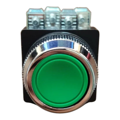 Auspicious 25mm Push Button Switch 3A 220V 2NO+2NC Red Green Yellow PB25 Electx Electrical Supply