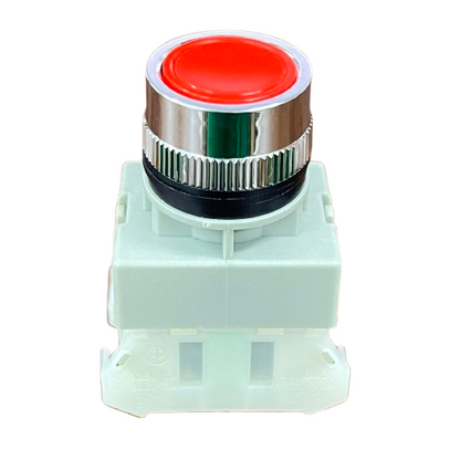 Auspicious 3A 220V Push Button Switch 3A 1NO 1NC Red