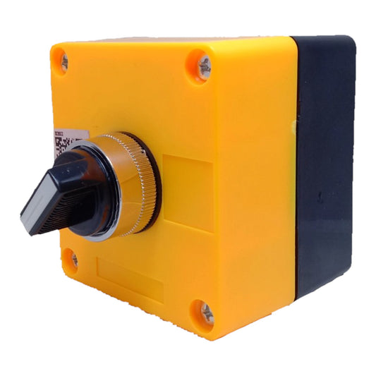 Auspicious Selector Switch 22mm 3A 220V 2 Position with Surface Type Box ASS-2212/BOX Electx Electrical Supply