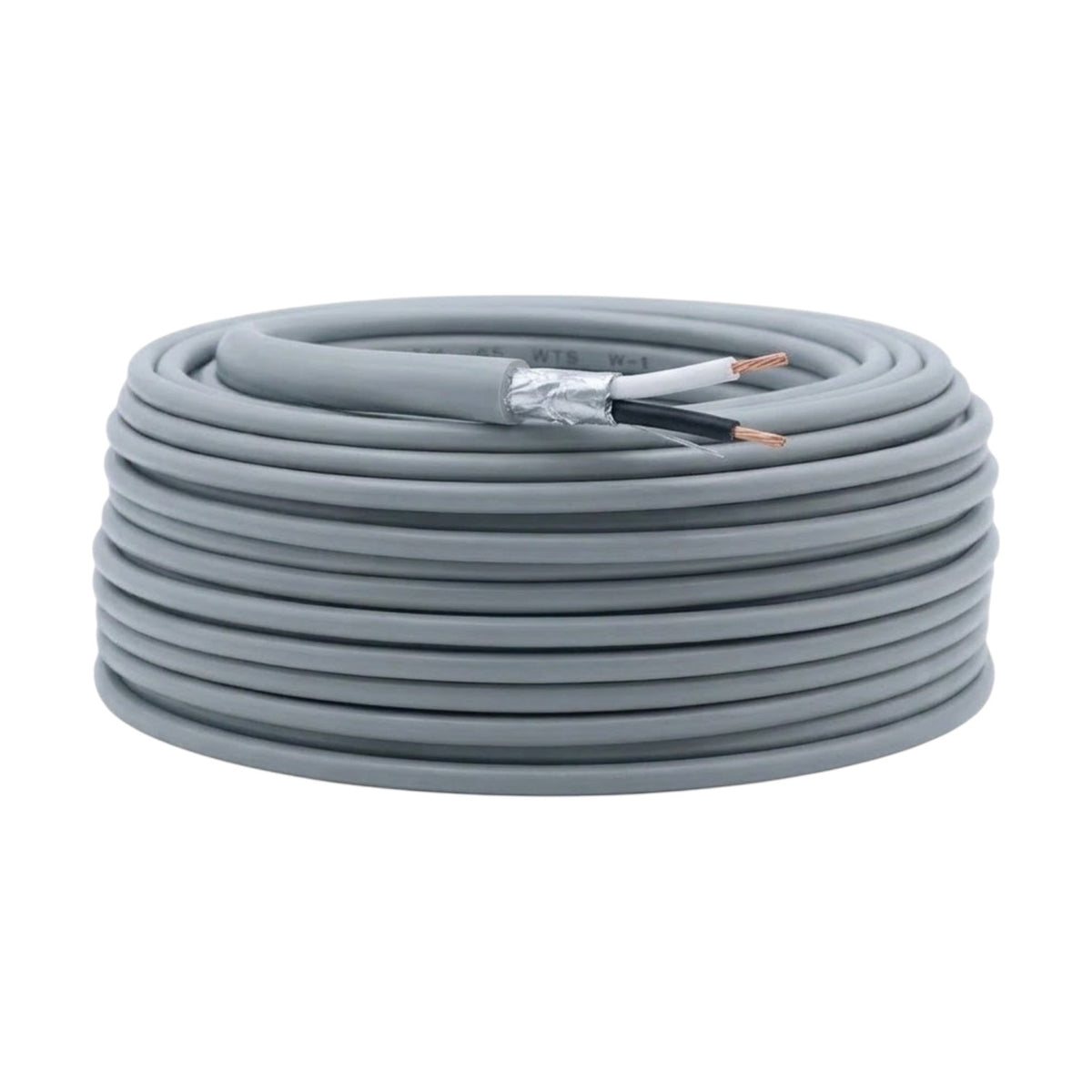 Belden Shielded Data Cable 2 Pairs 4 Cores 24AWG 0.25 mm² 30 m Silver Sheath Polyvinyl Chloride 8719