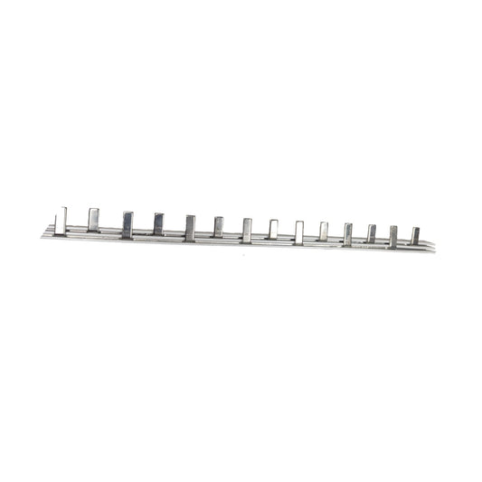Metal whisk on a white background