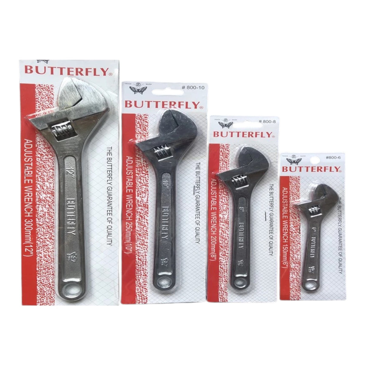 Butterfly Adjustable Wrench 6 Inches to 18 Inches 800