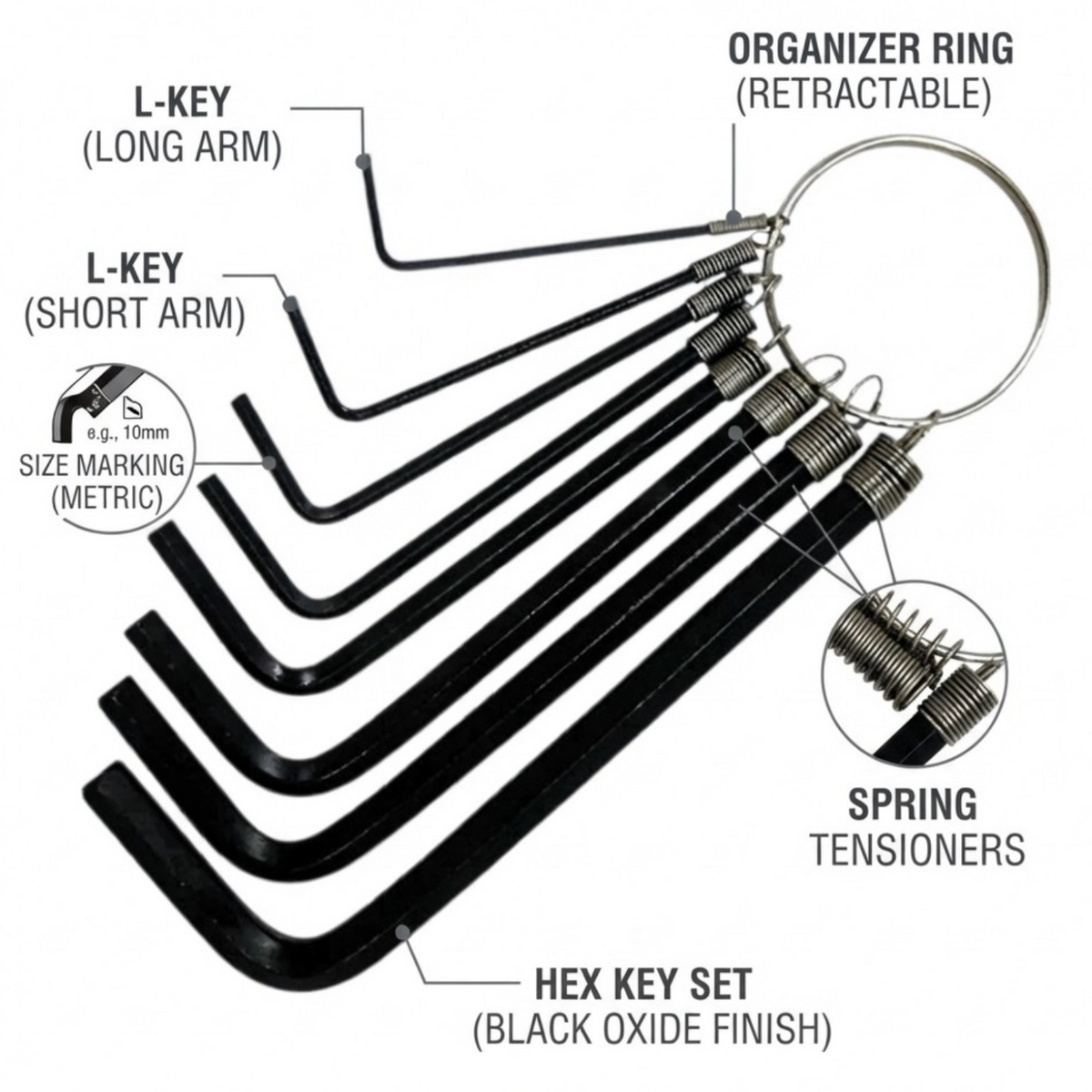 Butterfly Allen Wrench Set 804