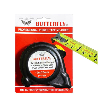 Butterfly Steel Tape Measure 3 Meters x 16mm #PN3016