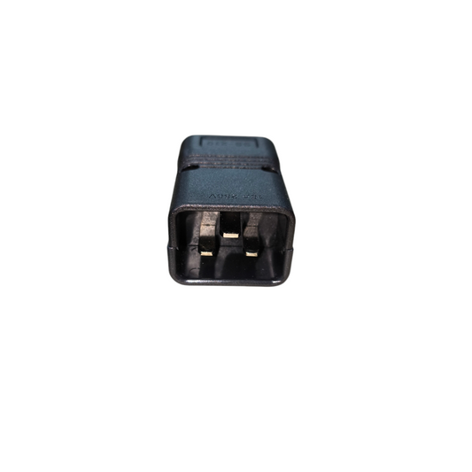 Computer Power Plug C20 in Black with Three Prong Design for Electrical Connections
