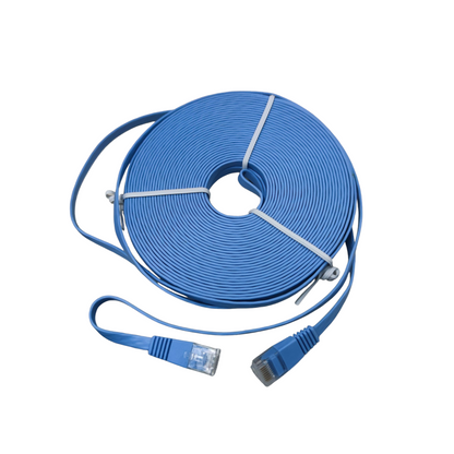 CAT6 UTP Patch Cords 15 Meters Ethernet Cable, LAN Cable, Flat Type Cable, CAT 6 Patch Cables