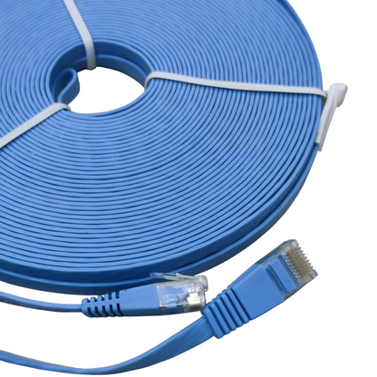 CAT6 UTP Patch Cords 20 Meters Ethernet Cable, LAN Cable, Flat type Cable, CAT 6 Patch Cables