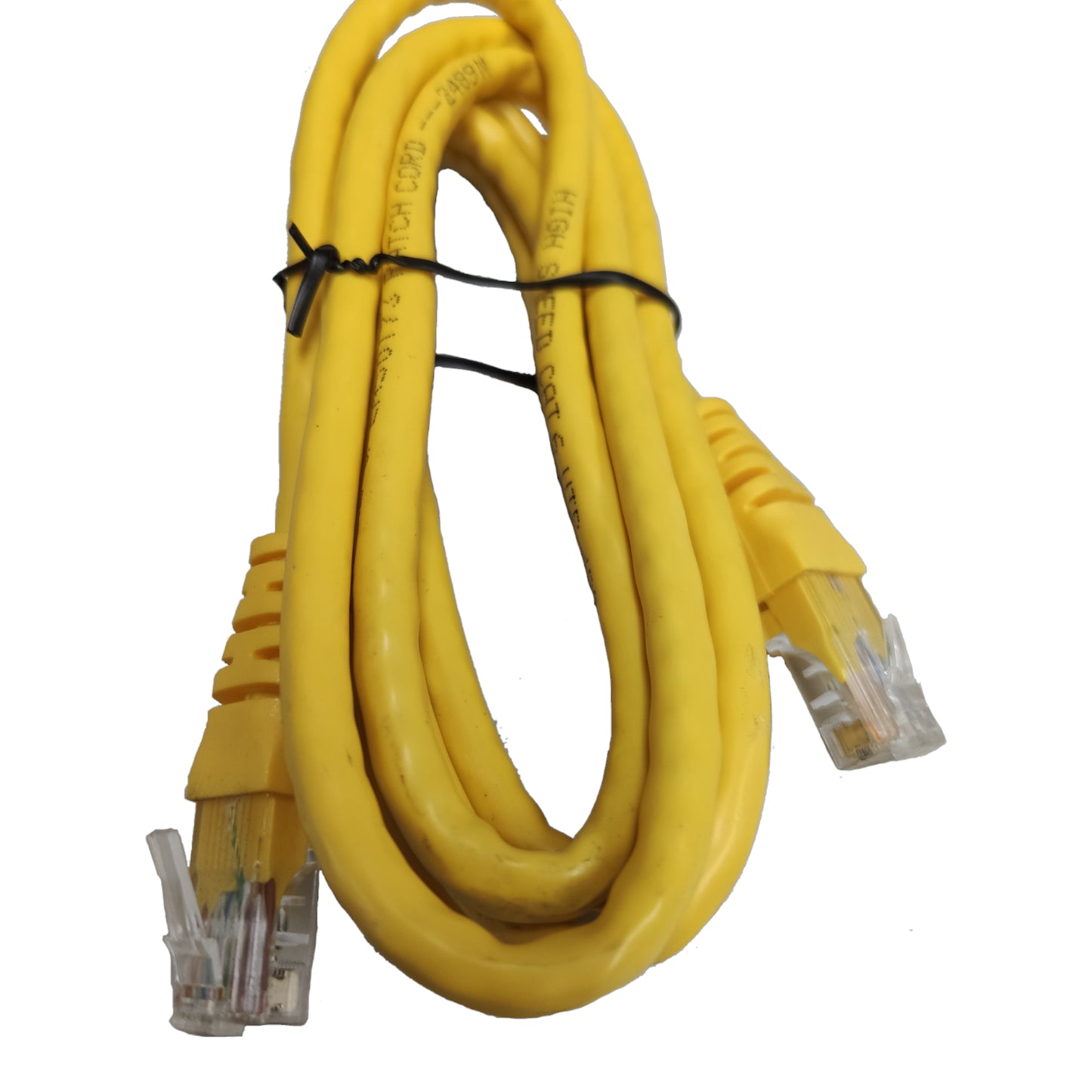 CAT6 UTP Patch Cable 1.5 Meters Round Available In Green, Orange, Yellow, Red, Gray, Black and Purple