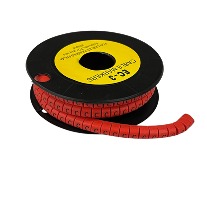 Grippes (C) Cable Marker Red 5.0mm to 7.2mm 350pcs