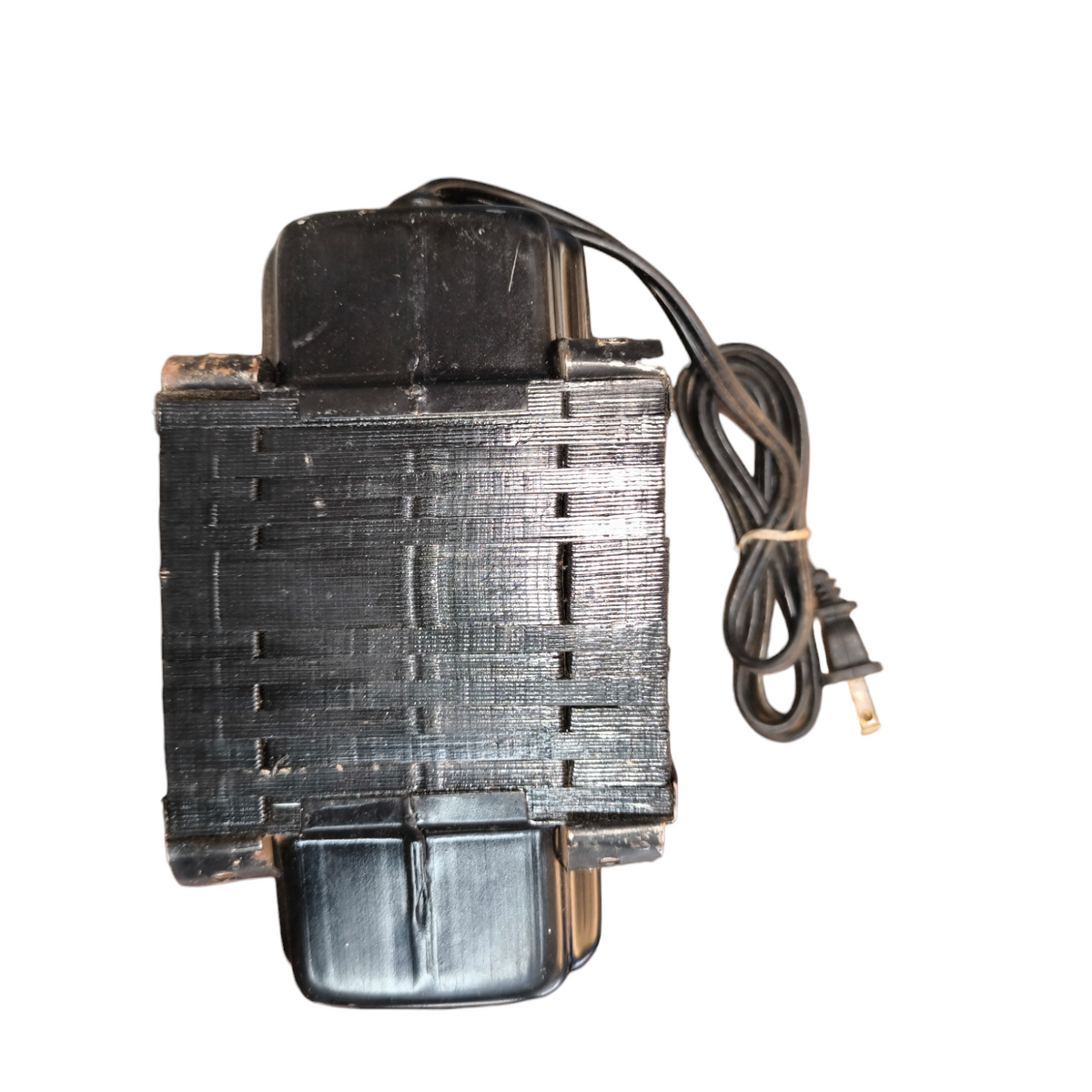 CE 1000W Step Up Transformer 110V to 220V black electrical device with power cord for door chimes and bells