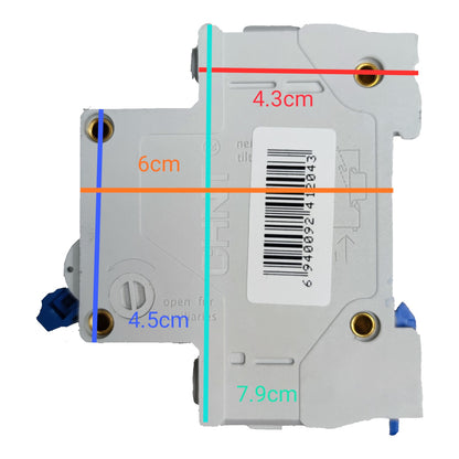 CHINT_32A_2Pole_Miniature_Circuit_Breaker_4.5_KAIC_220V_DIN_Rail_Type_MCB_-_EB2PC324.5KA_Electx_Electrical_Supply