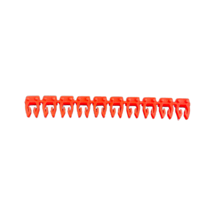 Cable Marker Clip On Type A-Z 2.0-3.2mm Red 260PC   KCM-1.5MM(A-Z)R