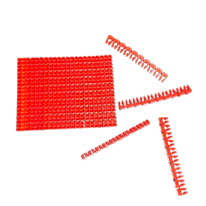 Cable Marker Clip On Type A-Z 2.0-3.2mm Red 260PC   KCM-1.5MM(A-Z)R