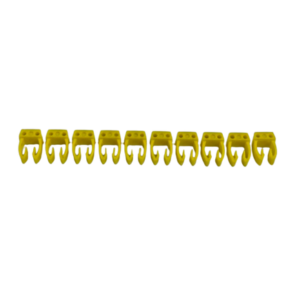 Cable Marker Clip On Type A-Z 3.0-4.0mm Yellow 260PC