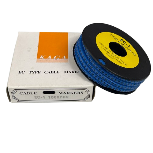 Cable (M) Marker 2.6mm to 4.2mm 1000pcs Blue EC-1B