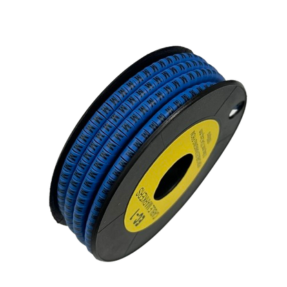 Cable (M) Marker 2.6mm to 4.2mm 1000pcs Blue EC-1B