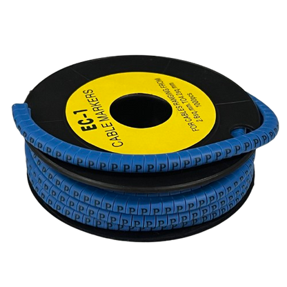 Cable (P) Marker 2.6mm to 4.2mm 1000pcs Blue EC-1B